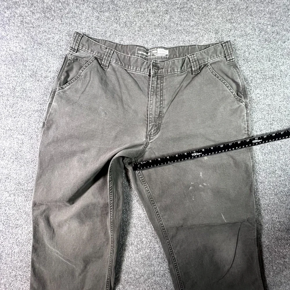 Carhartt Carpenter Pants Men's 40x30 Gray Relaxed Fit Straight Outdoor Workwear